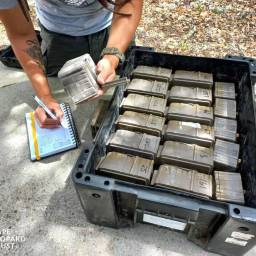 Getting retired cameras ready for recycling 2